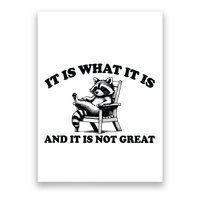 It Is What It Is And It Is Not Great Mental Health Poster