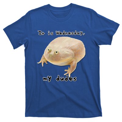 It Is Wednesday My Dudes Funny Classic Frog Meme Original Gift T-Shirt