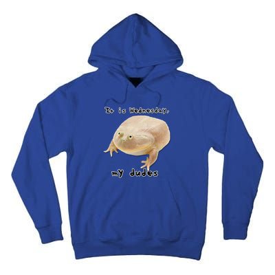 It Is Wednesday My Dudes Funny Classic Frog Meme Original Gift Tall Hoodie