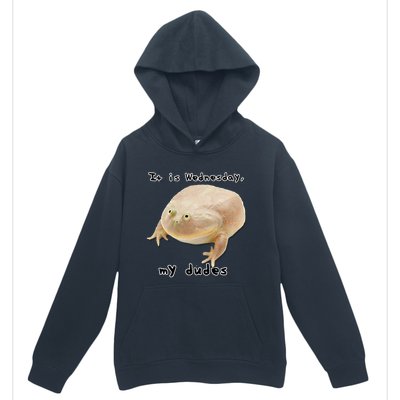 It Is Wednesday My Dudes Funny Classic Frog Meme Original Gift Urban Pullover Hoodie