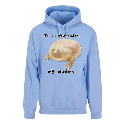 It Is Wednesday My Dudes Funny Classic Frog Meme Original Gift Unisex Surf Hoodie