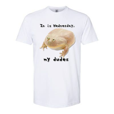 It Is Wednesday My Dudes Funny Classic Frog Meme Original Gift Softstyle CVC T-Shirt