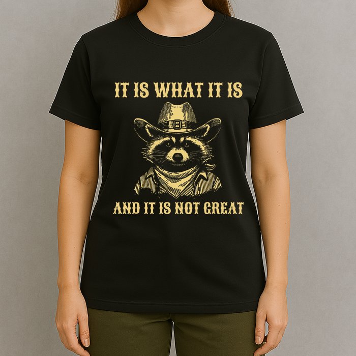 It Is What It Is And Its Not Great Funny Raccoon T-Shirt