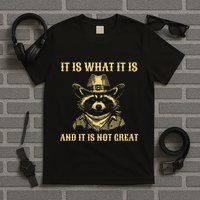 It Is What It Is And Its Not Great Funny Raccoon T-Shirt