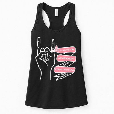 If I Wanted The Government In My Uterus Womens Tank Top