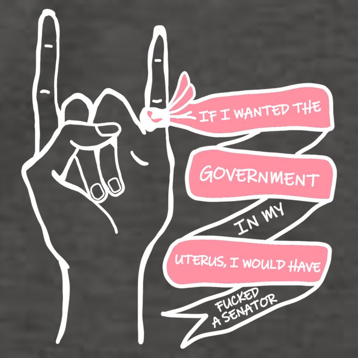 If I Wanted The Government In My Uterus Vector Backpack