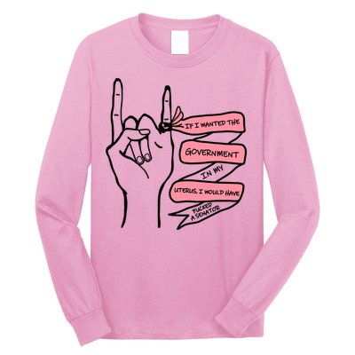If I Wanted The Government In My Uterus Long Sleeve Shirt