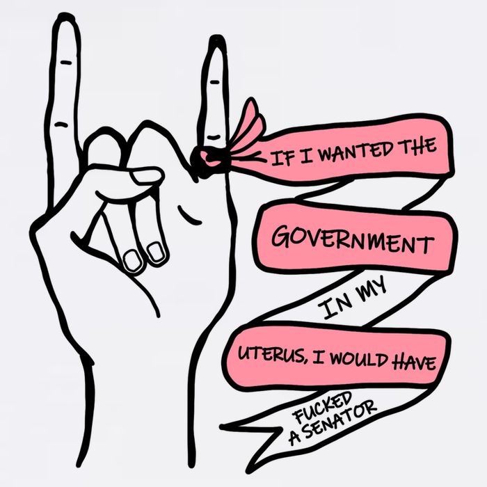 If I Wanted The Government In My Uterus Garment-Dyed Sweatshirt