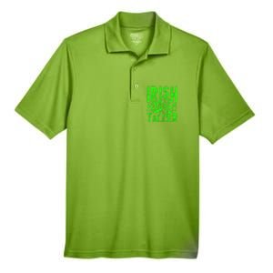 Irish I Was a Little Bit Taller - Funny St. Patrick's Day Men's Origin Performance Pique Polo