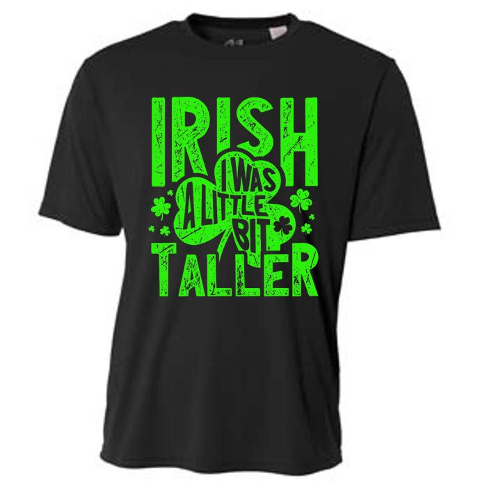 Irish I Was a Little Bit Taller - Funny St. Patrick's Day Cooling Performance Crew T-Shirt