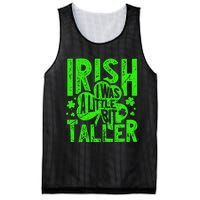 Irish I Was a Little Bit Taller - Funny St. Patrick's Day Mesh Reversible Basketball Jersey Tank