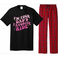 Inappropriate Im Your Dads Favorite Ride Funny Teen Pajama Set