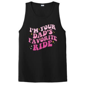 Inappropriate Im Your Dads Favorite Ride Funny Teen PosiCharge Competitor Tank