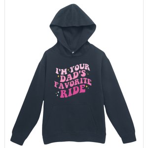 Inappropriate Im Your Dads Favorite Ride Funny Teen Urban Pullover Hoodie