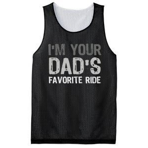 Inappropriate IM Your DadS Favorite Ride Funny Teen Mesh Reversible Basketball Jersey Tank