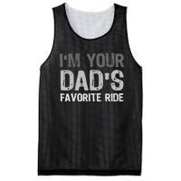 Inappropriate IM Your DadS Favorite Ride Funny Teen Mesh Reversible Basketball Jersey Tank