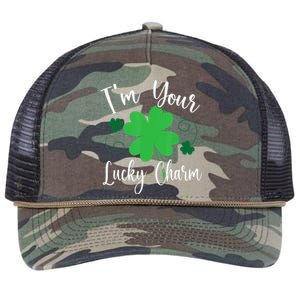 Ireland I'm Your Irish St. Patricks Day Retro Rope Trucker Hat Cap