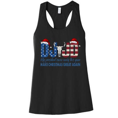 IM Just A Chill Guy Funny Meme Trump Dance 2024 President Women's Racerback Tank