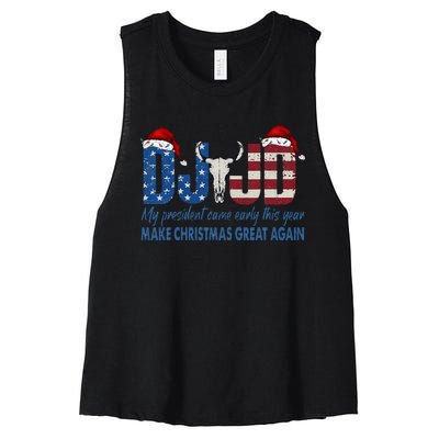 IM Just A Chill Guy Funny Meme Trump Dance 2024 President Women's Racerback Cropped Tank