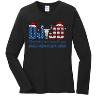 IM Just A Chill Guy Funny Meme Trump Dance 2024 President Ladies Long Sleeve Shirt