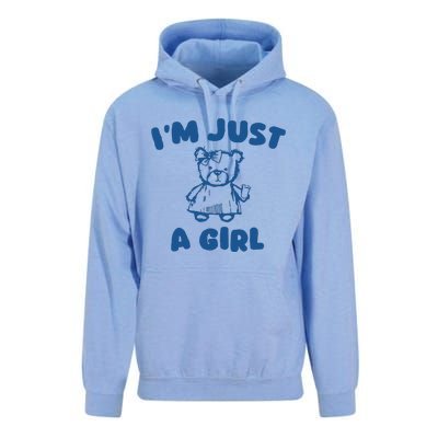 IM Just A Girl Unisex Surf Hoodie