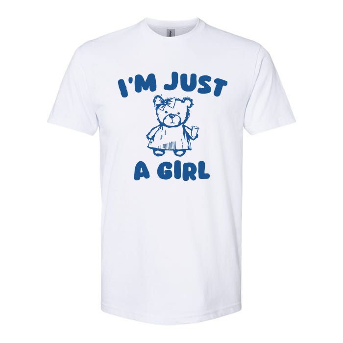 IM Just A Girl Softstyle CVC T-Shirt