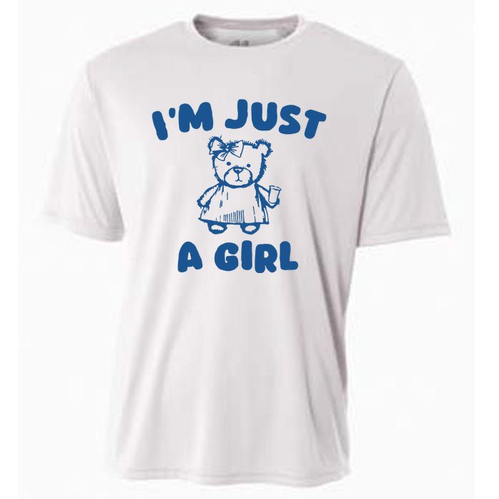 IM Just A Girl Cooling Performance Crew T-Shirt