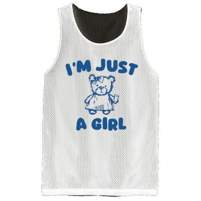 IM Just A Girl Mesh Reversible Basketball Jersey Tank