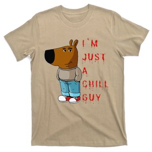 IM Just A Chill Guy Funny Meme Red Flag Gamer Birthday Gift T-Shirt