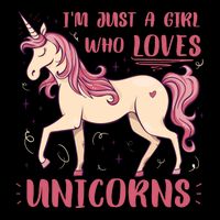 I'm Just A Girl Who Loves Unicorns Baby Bodysuit
