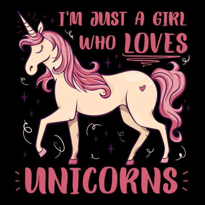 I'm Just A Girl Who Loves Unicorns Baby Bodysuit