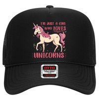 I'm Just A Girl Who Loves Unicorns Trucker Hat