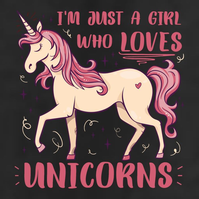 I'm Just A Girl Who Loves Unicorns Trucker Hat