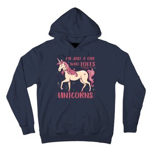 I'm Just A Girl Who Loves Unicorns Hoodie