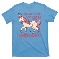 I'm Just A Girl Who Loves Unicorns T-Shirt