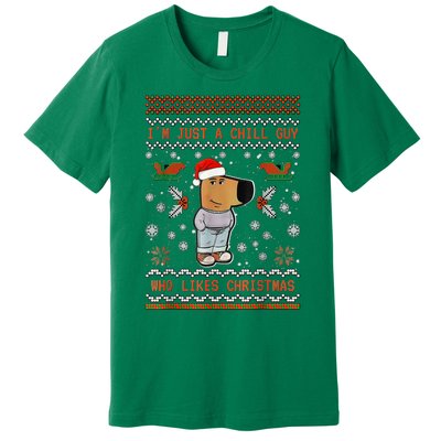 IM Just A Chill Guy Who Likes Christmas Premium T-Shirt