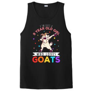 I'm Just A 9 Year Old Girl Who Loves Goats  PosiCharge Competitor Tank