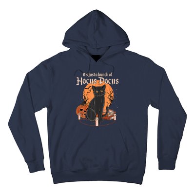 It's Just A Bunch Of Hocus Pocus Black Cat Halloween Hoodie