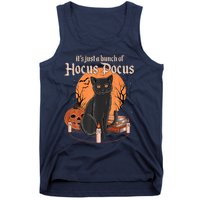 It's Just A Bunch Of Hocus Pocus Black Cat Halloween Tank Top