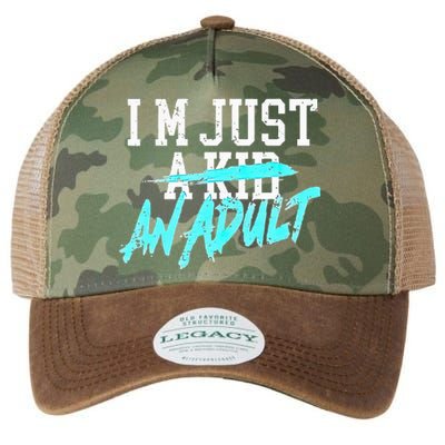 IM Just A An Adult Legacy Tie Dye Trucker Hat