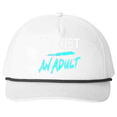 IM Just A An Adult Snapback Five-Panel Rope Hat