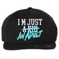 IM Just A An Adult Wool Snapback Cap