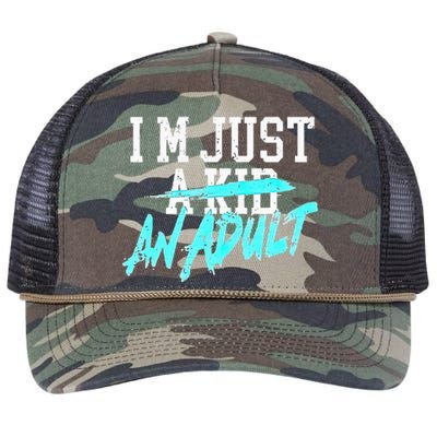 IM Just A An Adult Retro Rope Trucker Hat Cap