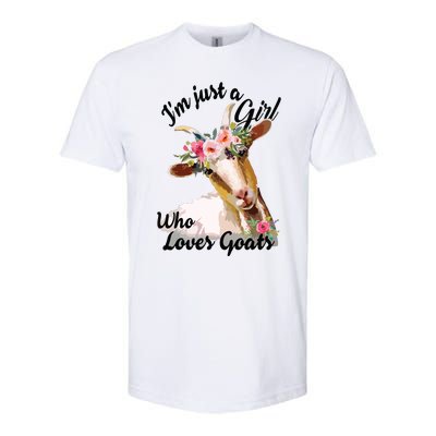 Im Just A Girl Who Loves Goats | Goat Lover Softstyle CVC T-Shirt