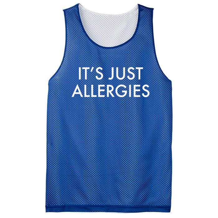 It's Just Allergies Meaningful Gift Mesh Reversible Basketball Jersey Tank