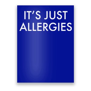 It's Just Allergies Meaningful Gift Poster