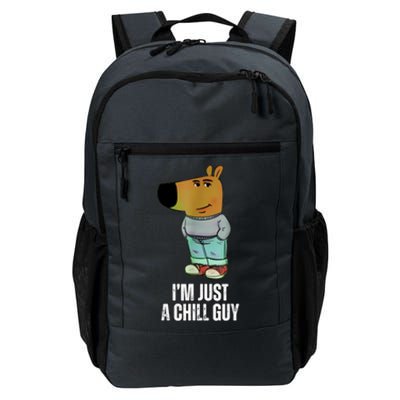 IM Just A Chill Guy Funny Meme Daily Commute Backpack