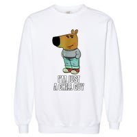 IM Just A Chill Guy Funny Meme Garment-Dyed Sweatshirt