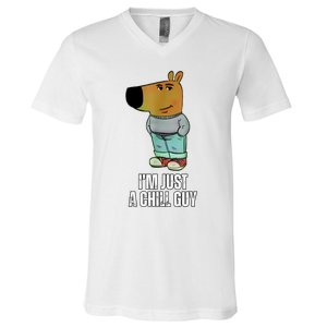 IM Just A Chill Guy Funny Meme V-Neck T-Shirt