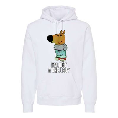 IM Just A Chill Guy Funny Meme Premium Hoodie